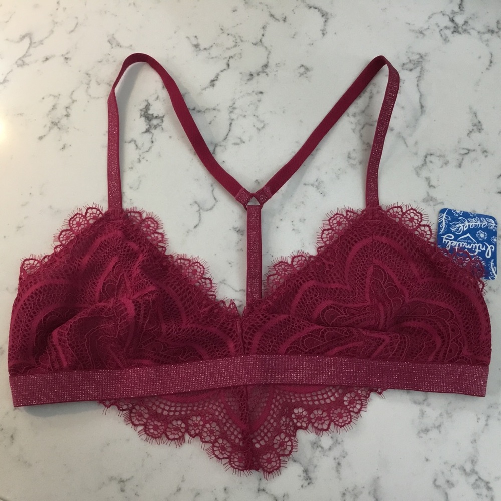 FREE PEOPLE Bralette Swept Away Eyelash Lace Bra - Picture 3 of 8